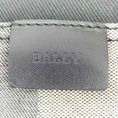 バリー BALLY Bロゴキャンバストートバック レディース